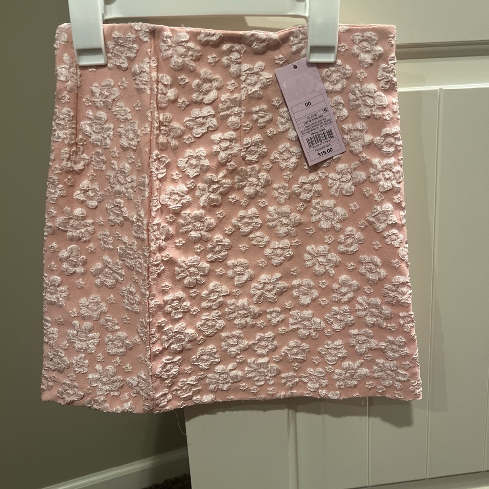 Floral Pink Skirt